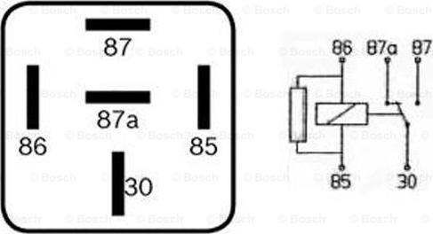 BOSCH 0 332 209 167 - Relejs, Darba strāva autodraugiem.lv