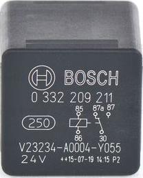BOSCH 0 332 209 211 - Multifunkcionāls relejs autodraugiem.lv