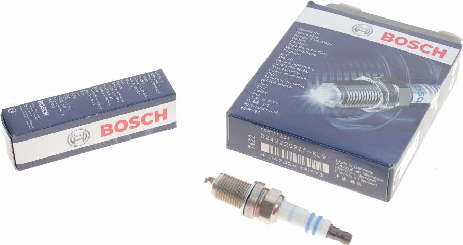 BOSCH 0 242 229 925 - Aizdedzes svece autodraugiem.lv