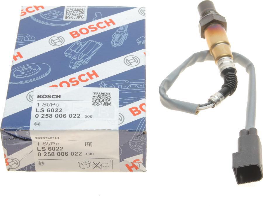 BOSCH 0 258 006 022 - Lambda zonde autodraugiem.lv