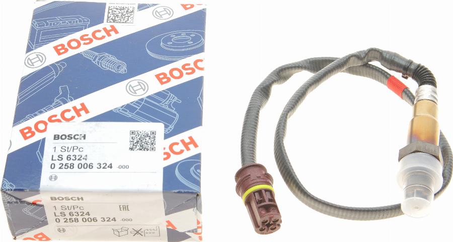 BOSCH 0 258 006 324 - Lambda zonde autodraugiem.lv