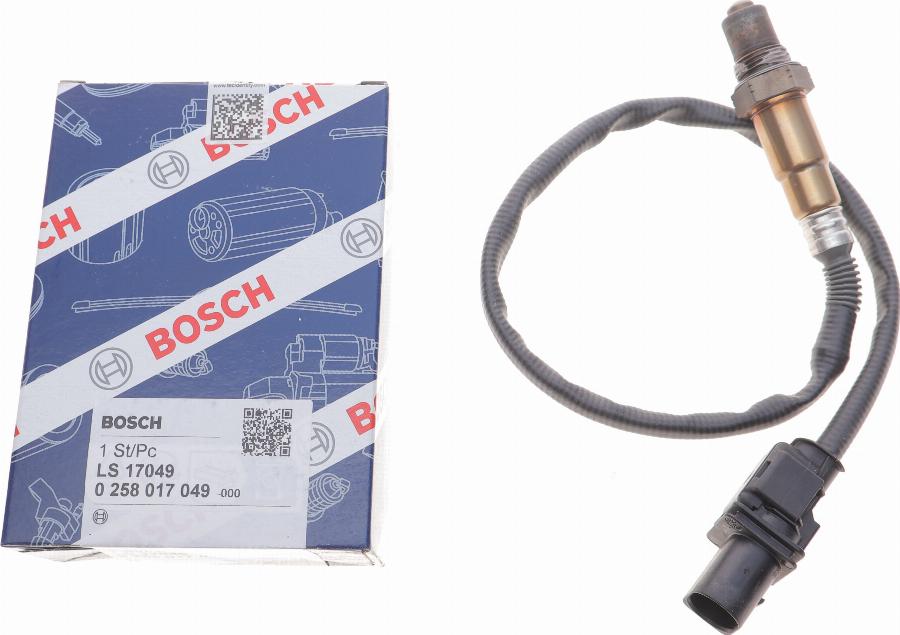 BOSCH 0 258 017 049 - Lambda zonde autodraugiem.lv