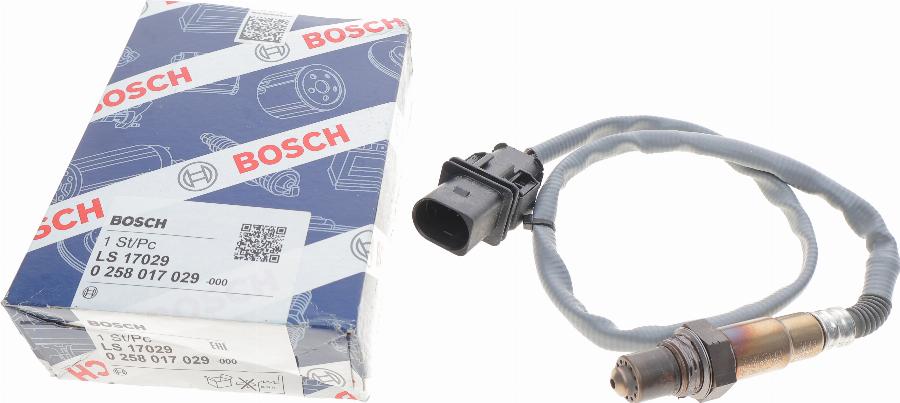 BOSCH 0 258 017 029 - Lambda zonde autodraugiem.lv