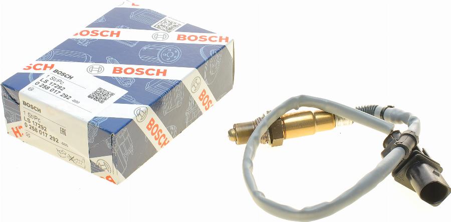 BOSCH 0 258 017 292 - Lambda zonde autodraugiem.lv