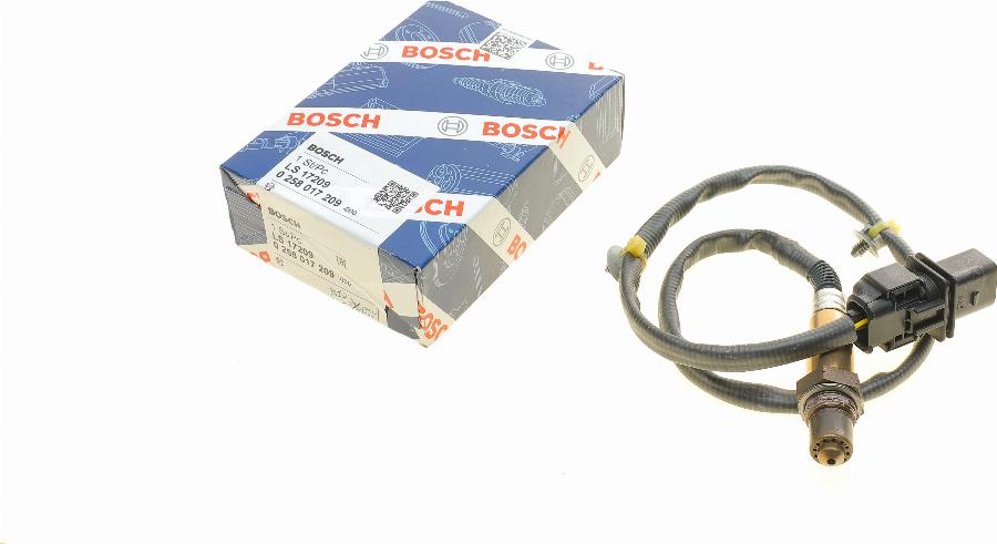 BOSCH 0 258 017 209 - Lambda zonde autodraugiem.lv