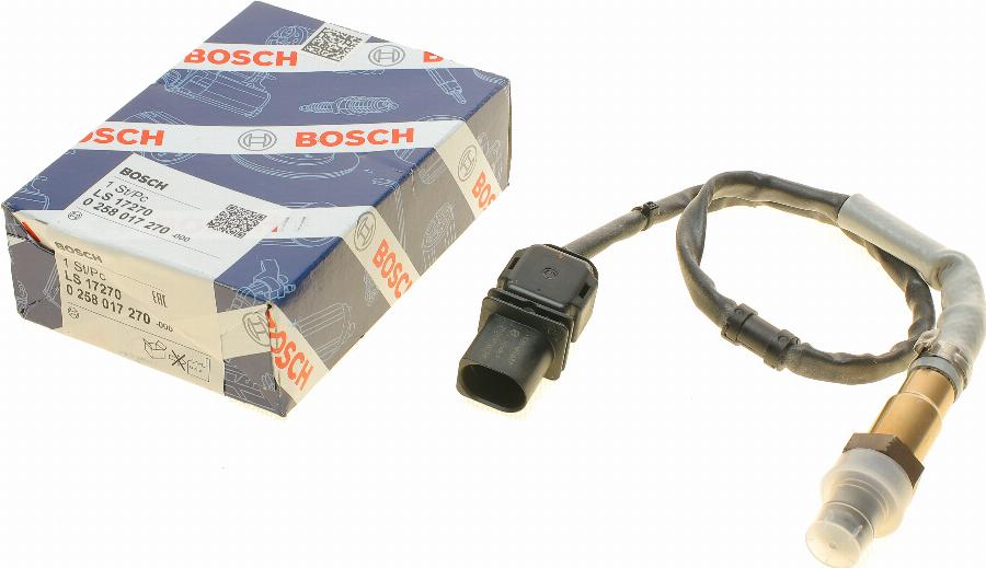 BOSCH 0 258 017 270 - Lambda zonde autodraugiem.lv