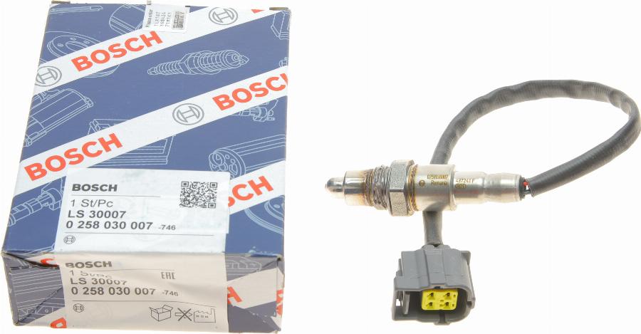 BOSCH 0 258 030 007 - Lambda zonde autodraugiem.lv