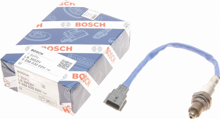 BOSCH 0 258 030 02H - Lambda zonde autodraugiem.lv