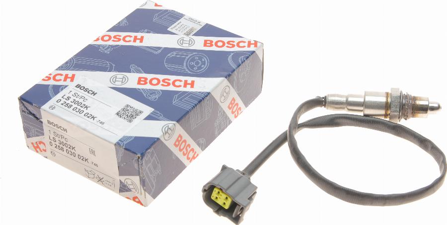 BOSCH 0 258 030 02K - Lambda zonde autodraugiem.lv