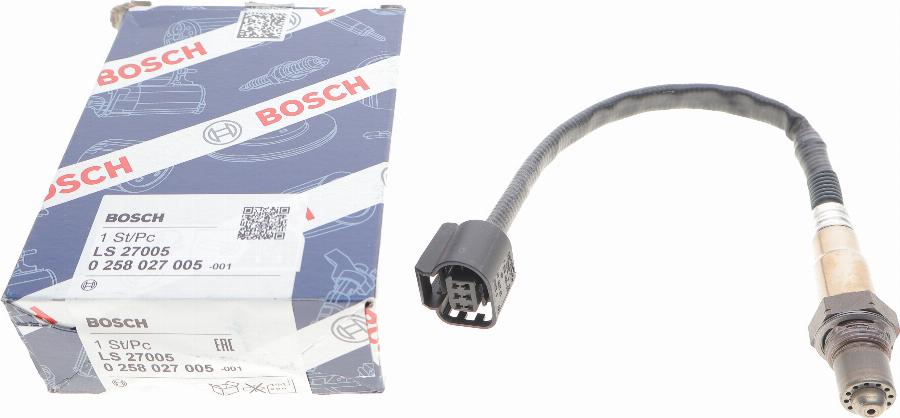 BOSCH 0 258 027 005 - Lambda zonde autodraugiem.lv