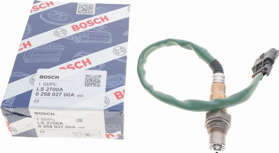 BOSCH 0 258 027 00A - Lambda zonde autodraugiem.lv