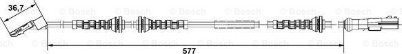 BOSCH 0 265 007 742 - Devējs, Riteņu griešanās ātrums autodraugiem.lv