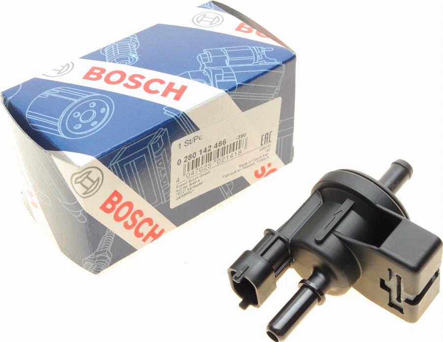 BOSCH 0 280 142 486 - Ventilācijas vārsts, Degvielas tvertne autodraugiem.lv