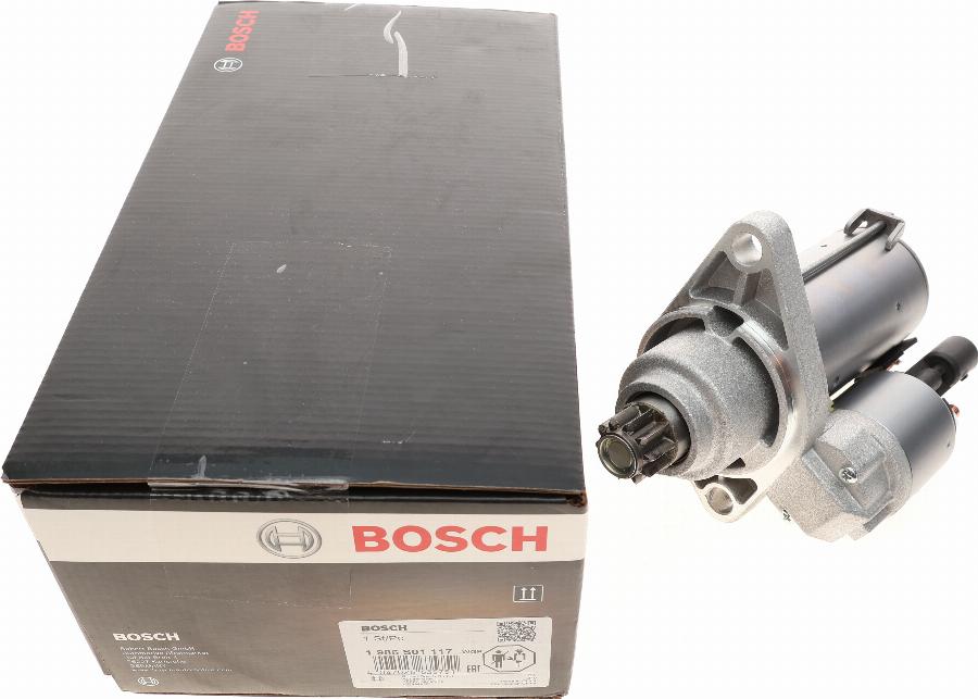 BOSCH 1 986 S01 117 - Starteris autodraugiem.lv