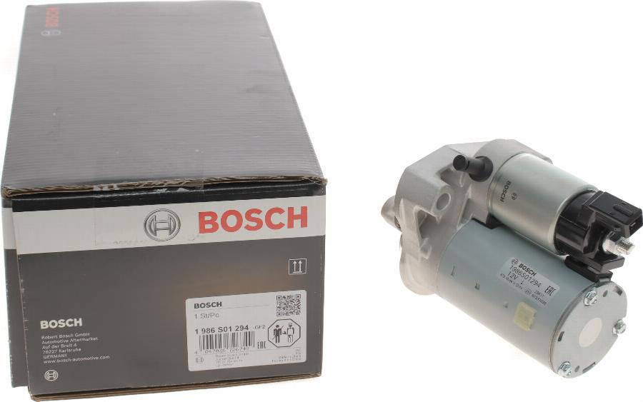 BOSCH 1 986 S01 294 - Starteris autodraugiem.lv