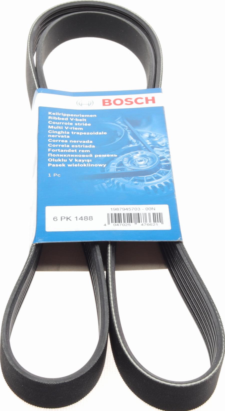 BOSCH 1 987 945 703 - Ķīļrievu siksna autodraugiem.lv