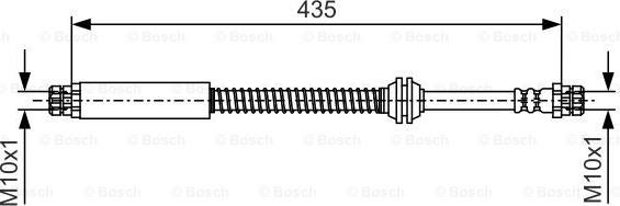 BOSCH 1 987 481 459 - Bremžu šļūtene autodraugiem.lv