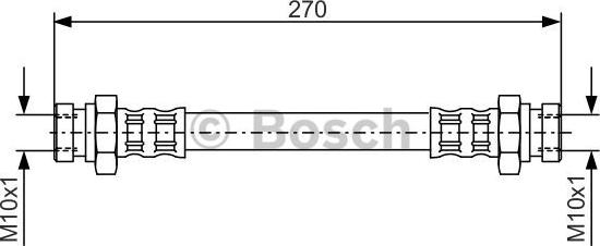 BOSCH 1 987 481 116 - Bremžu šļūtene autodraugiem.lv