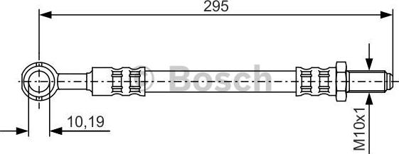 BOSCH 1 987 481 365 - Bremžu šļūtene autodraugiem.lv