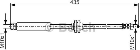 BOSCH 1 987 481 373 - Bremžu šļūtene autodraugiem.lv