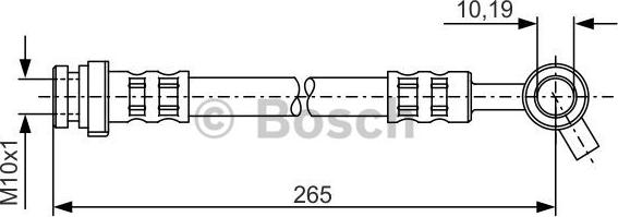 BOSCH 1 987 481 291 - Bremžu šļūtene autodraugiem.lv