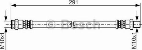 BOSCH 1 987 481 222 - Bremžu šļūtene autodraugiem.lv