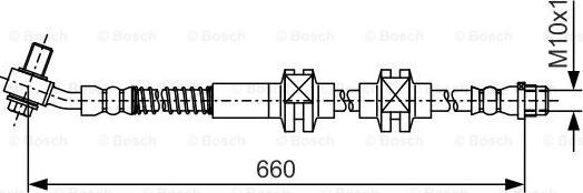 BOSCH 1 987 481 A49 - Bremžu šļūtene autodraugiem.lv