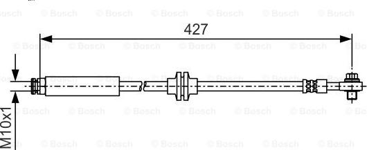 BOSCH 1 987 481 A47 - Bremžu šļūtene autodraugiem.lv