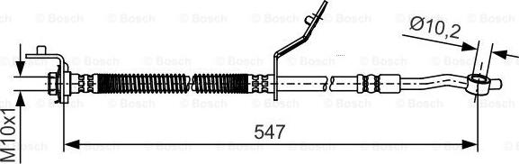 BOSCH 1 987 481 A56 - Bremžu šļūtene autodraugiem.lv