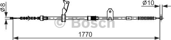 BOSCH 1 987 482 298 - Trose, Stāvbremžu sistēma autodraugiem.lv