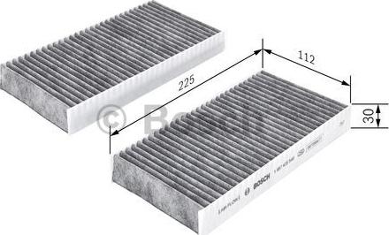 BOSCH 1 987 435 549 - Filtrs, Salona telpas gaiss autodraugiem.lv