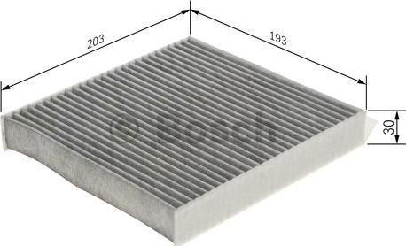 BOSCH 1 987 435 584 - Filtrs, Salona telpas gaiss autodraugiem.lv