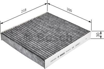BOSCH 1 987 432 433 - Filtrs, Salona telpas gaiss autodraugiem.lv