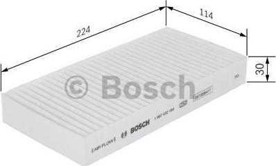 BOSCH 1 987 432 184 - Filtrs, Salona telpas gaiss autodraugiem.lv