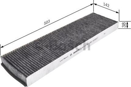 BOSCH 1 987 432 399 - Filtrs, Salona telpas gaiss autodraugiem.lv