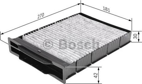 BOSCH 1 987 432 393 - Filtrs, Salona telpas gaiss autodraugiem.lv