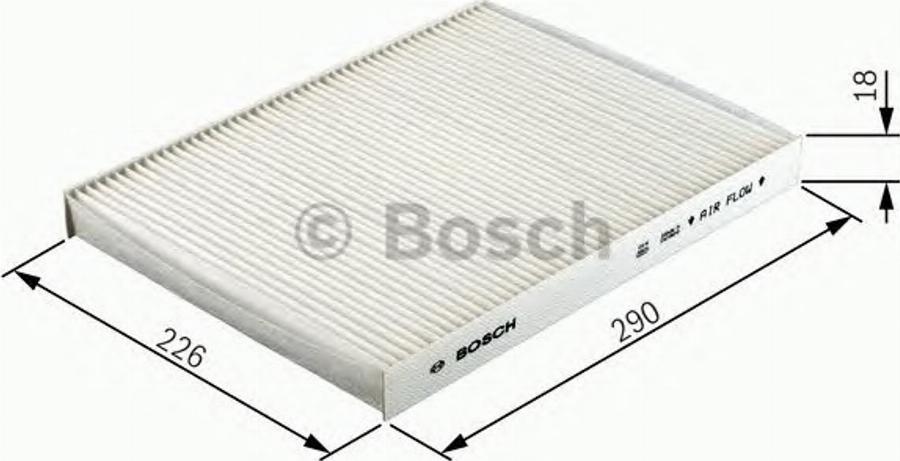 BOSCH 1 987 432 366 - Filtrs, Salona telpas gaiss autodraugiem.lv