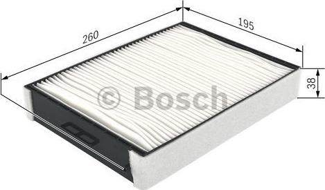 BOSCH 1 987 432 256 - Filtrs, Salona telpas gaiss autodraugiem.lv