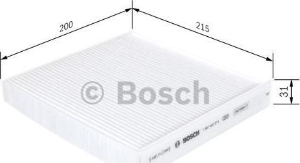 BOSCH 1 987 432 274 - Filtrs, Salona telpas gaiss autodraugiem.lv