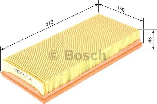 BOSCH 1 987 429 152 - Gaisa filtrs autodraugiem.lv