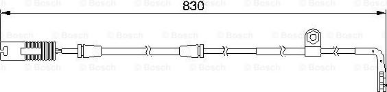 BOSCH 1 987 474 958 - Indikators, Bremžu uzliku nodilums autodraugiem.lv