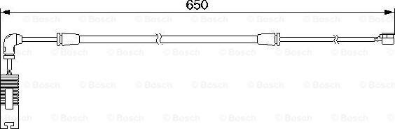 BOSCH 1 987 474 960 - Indikators, Bremžu uzliku nodilums autodraugiem.lv