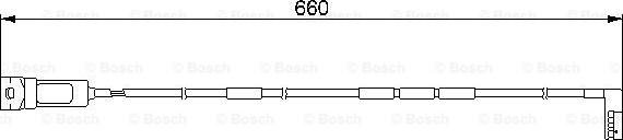 BOSCH 1987474909 - Indikators, Bremžu uzliku nodilums autodraugiem.lv