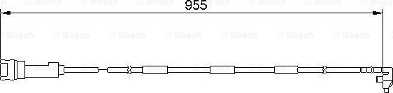 BOSCH 1 987 474 906 - Indikators, Bremžu uzliku nodilums autodraugiem.lv