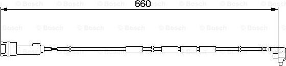 BOSCH 1 987 474 908 - Indikators, Bremžu uzliku nodilums autodraugiem.lv