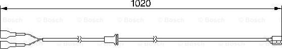 BOSCH 1987474980 - Indikators, Bremžu uzliku nodilums autodraugiem.lv