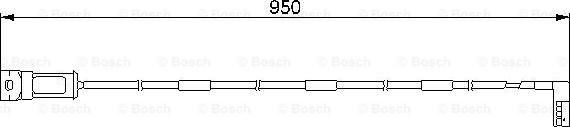 BOSCH 1 987 474 928 - Indikators, Bremžu uzliku nodilums autodraugiem.lv