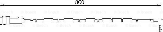BOSCH 1 987 474 970 - Indikators, Bremžu uzliku nodilums autodraugiem.lv