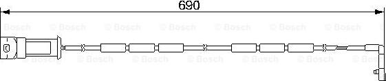 BOSCH 1 987 474 971 - Indikators, Bremžu uzliku nodilums autodraugiem.lv