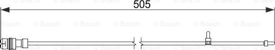 BOSCH 1987474593 - Indikators, Bremžu uzliku nodilums autodraugiem.lv